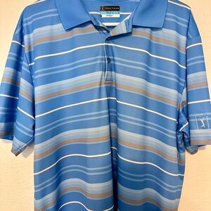PGA Tour Air-flux Polo Performance Moisture Wicking Golf Shirt XL